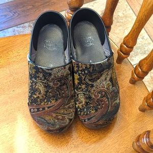 Dansko Vegan Tapestry Clogs